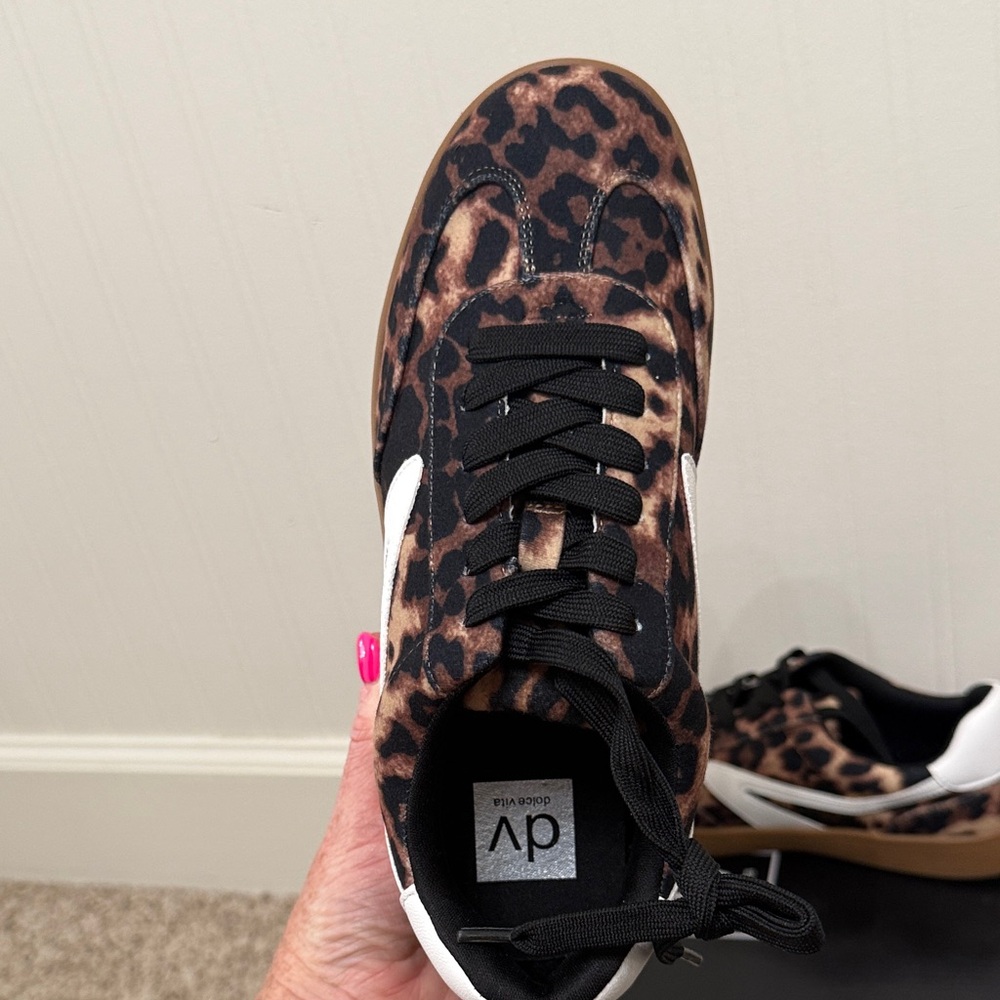 DV by Dolce Vita Leopard Print Sneakers - Picture 5 of 7